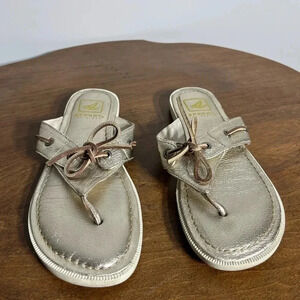 Sperry‎ Top Sider Gold Sandal 6